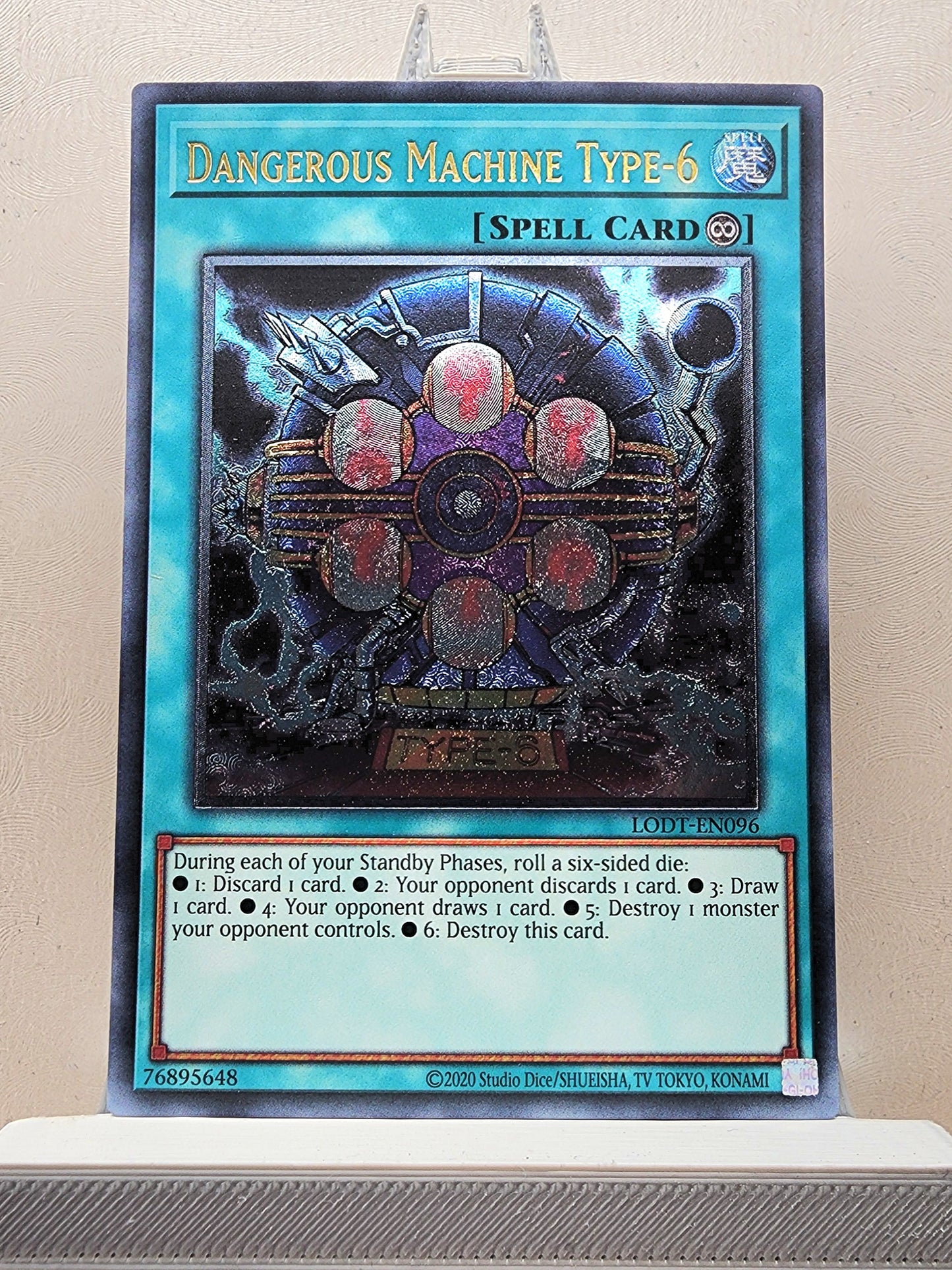 Yugioh! 1x Dangerous Machine Type-6 (LODT - Ultimate Rare) Unli Edition