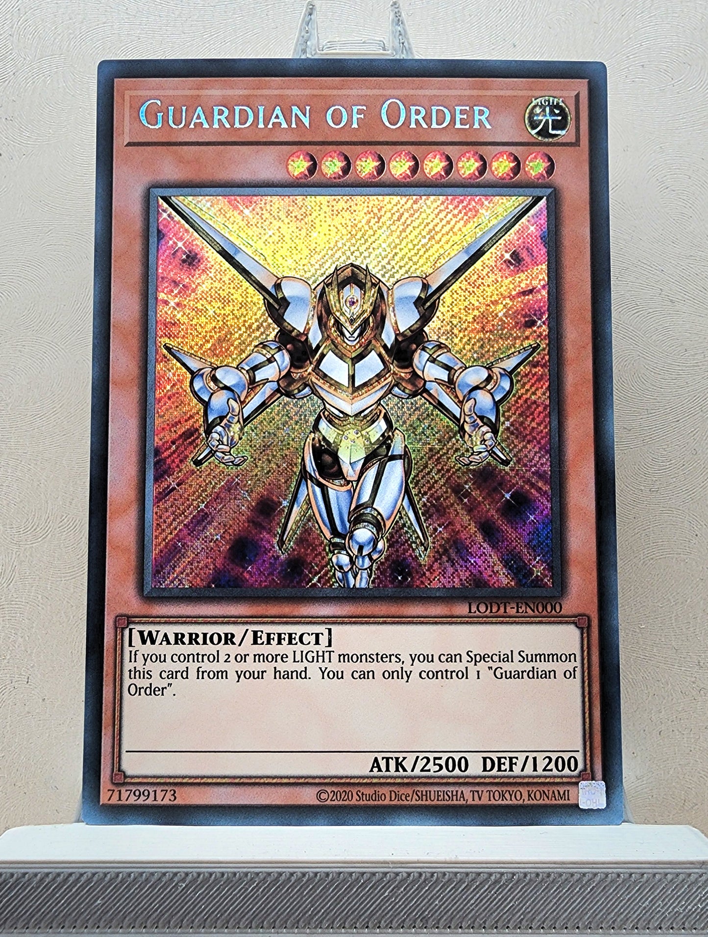 Yugioh! 1x Guardian of Order (LODT - Secret Rare) Unli Edition