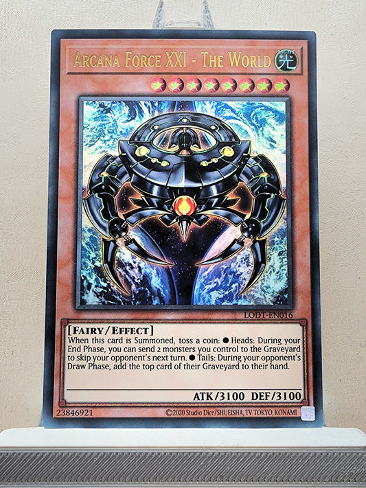 Yugioh! 1x Arcana Force XXI - The World (LODT - Ultra Rare) Unli Edition