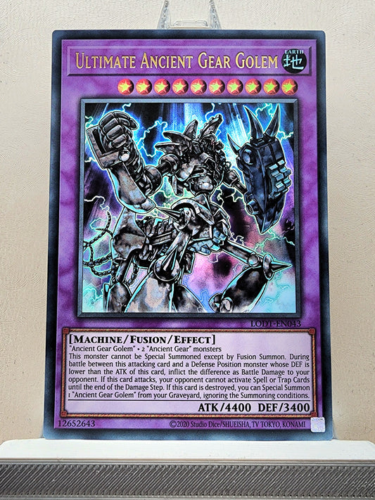 Yugioh! 1x Ultimate Ancient Gear Golem (LODT - Ultra Rare) Unli Edition