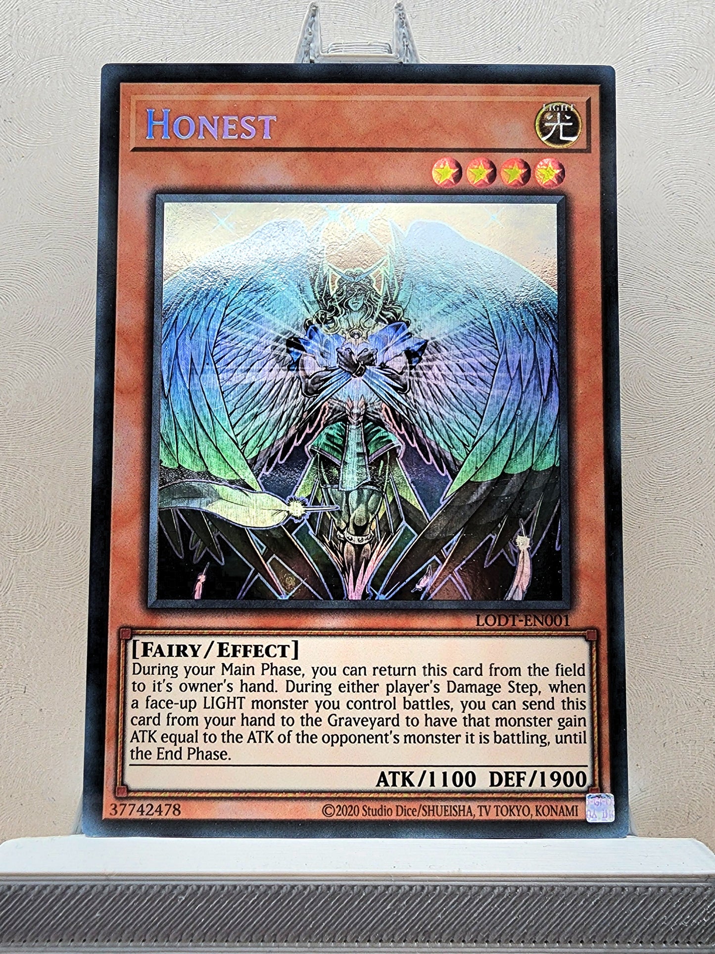 Yugioh! 1x Honest (LODT - Ghost Rare) Unli Edition