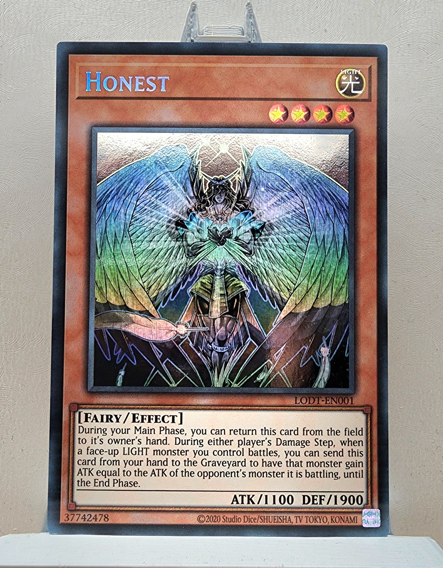 Yugioh! 1x Honest (LODT - Ghost Rare) Unli Edition