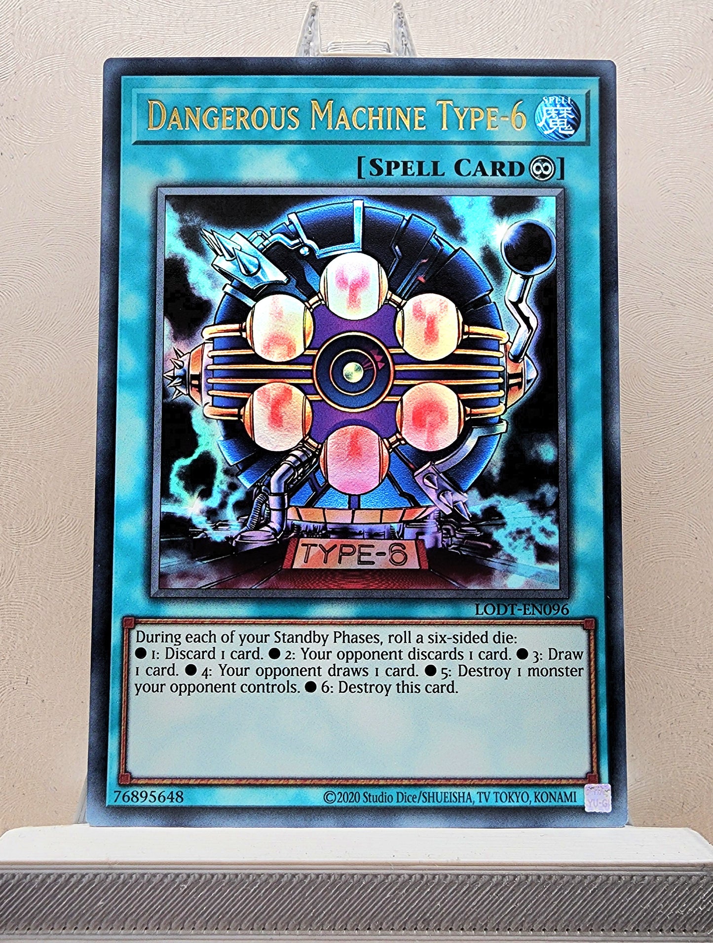 Yugioh! 1x Dangerous Machine Type-6 (LODT - Ultra Rare) Unli Edition