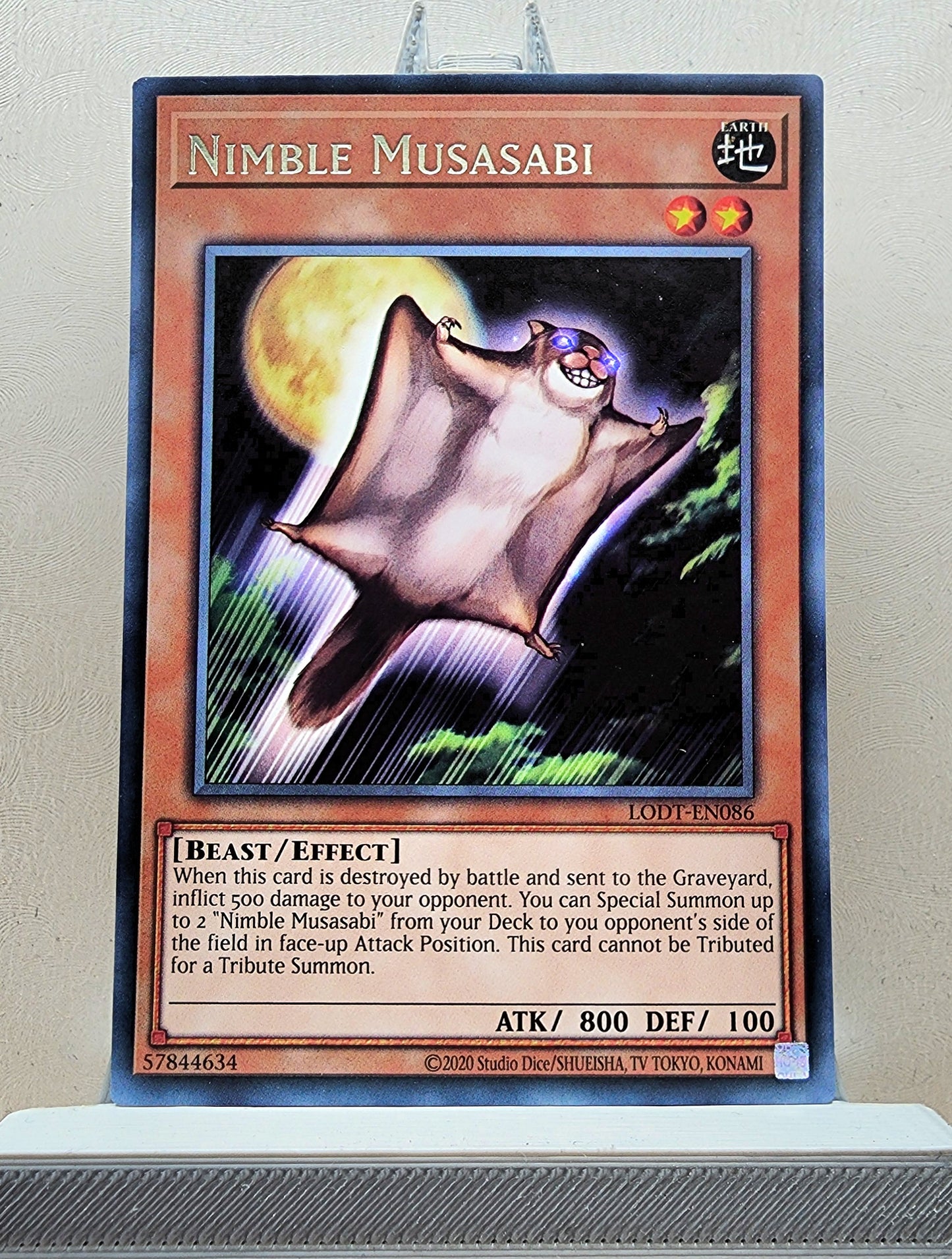 Yugioh! 1x Nimble Musasabi (LODT - Rare) Unli Edition