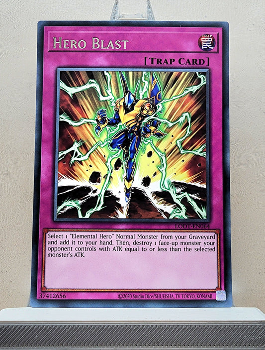 Yugioh! 1x Hero Blast (LODT - Rare) Unli Edition