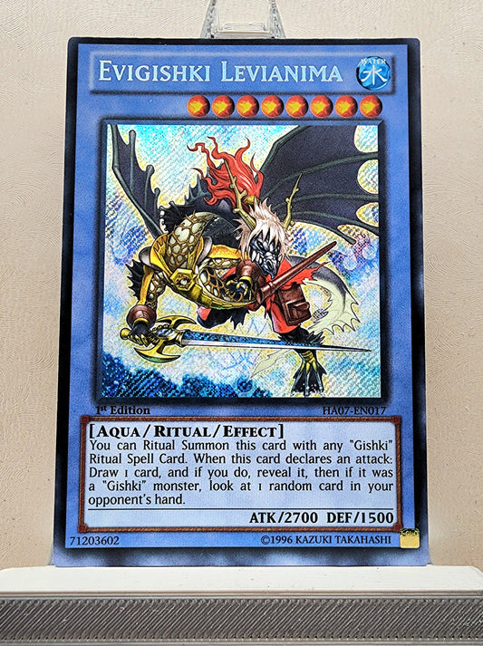 Yugioh! 1x Evigishki Levianima (HA07 - Secret Rare) 1st Edition