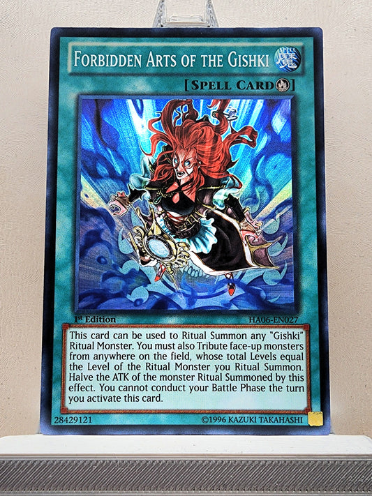 Yugioh! 1x Forbidden Arts of the Gishki (HA06 - Super Rare) 1st Edition