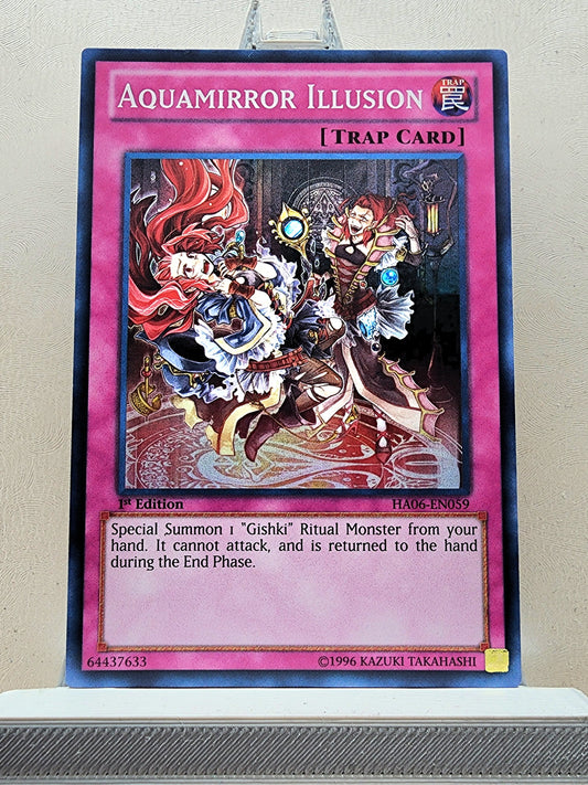 Yugioh! 1x Aquamirror Illusion (HA06 - Super Rare) 1st Edition