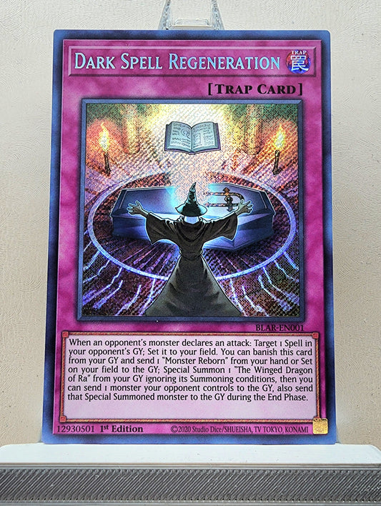 Yugioh! 1x Dark Spell Regeneration (BLAR - Secret Rare) 1st Edition