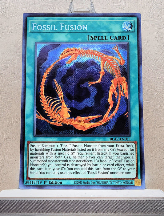 Yugioh! 1x Fossil Fusion (BLAR - Secret Rare) 1st Edition