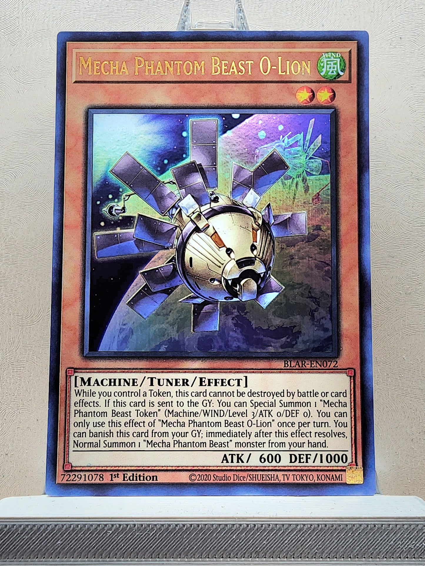 Yugioh! 1x Mecha Phantom Beast O-Lion (BLAR - Ultra Rare) 1st Edition