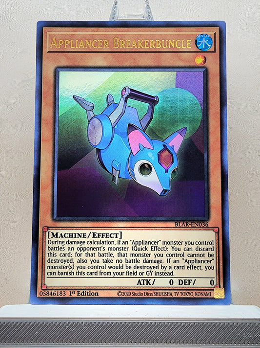 Yugioh! 1x Appliancer Breakerbuncle (BLAR - Ultra Rare) 1st Edition