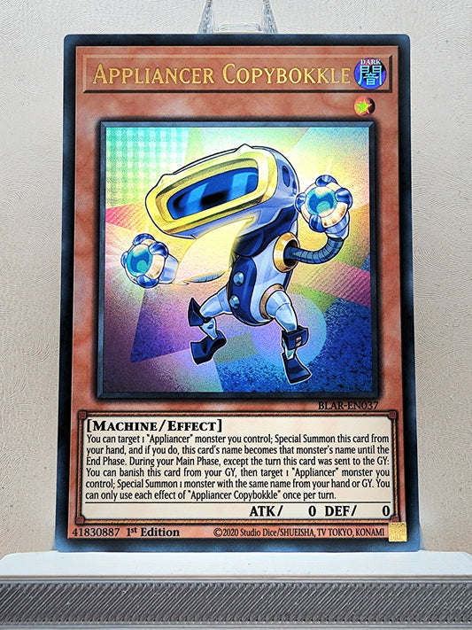 Yugioh! 1x Appliancer Copybokkle (BLAR - Ultra Rare) 1st Edition