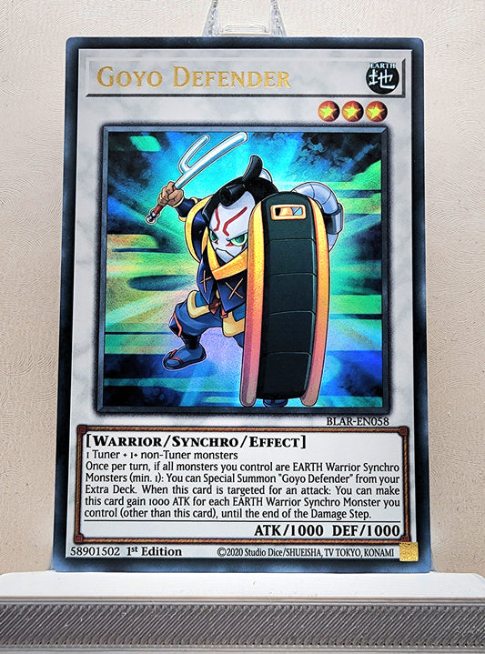 Yugioh! 1x Goyo Defender (BLAR - Ultra Rare) 1st Edition