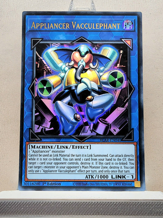 Yugioh! 1x Appliancer Vacculephant (BLAR - Ultra Rare) 1st Edition