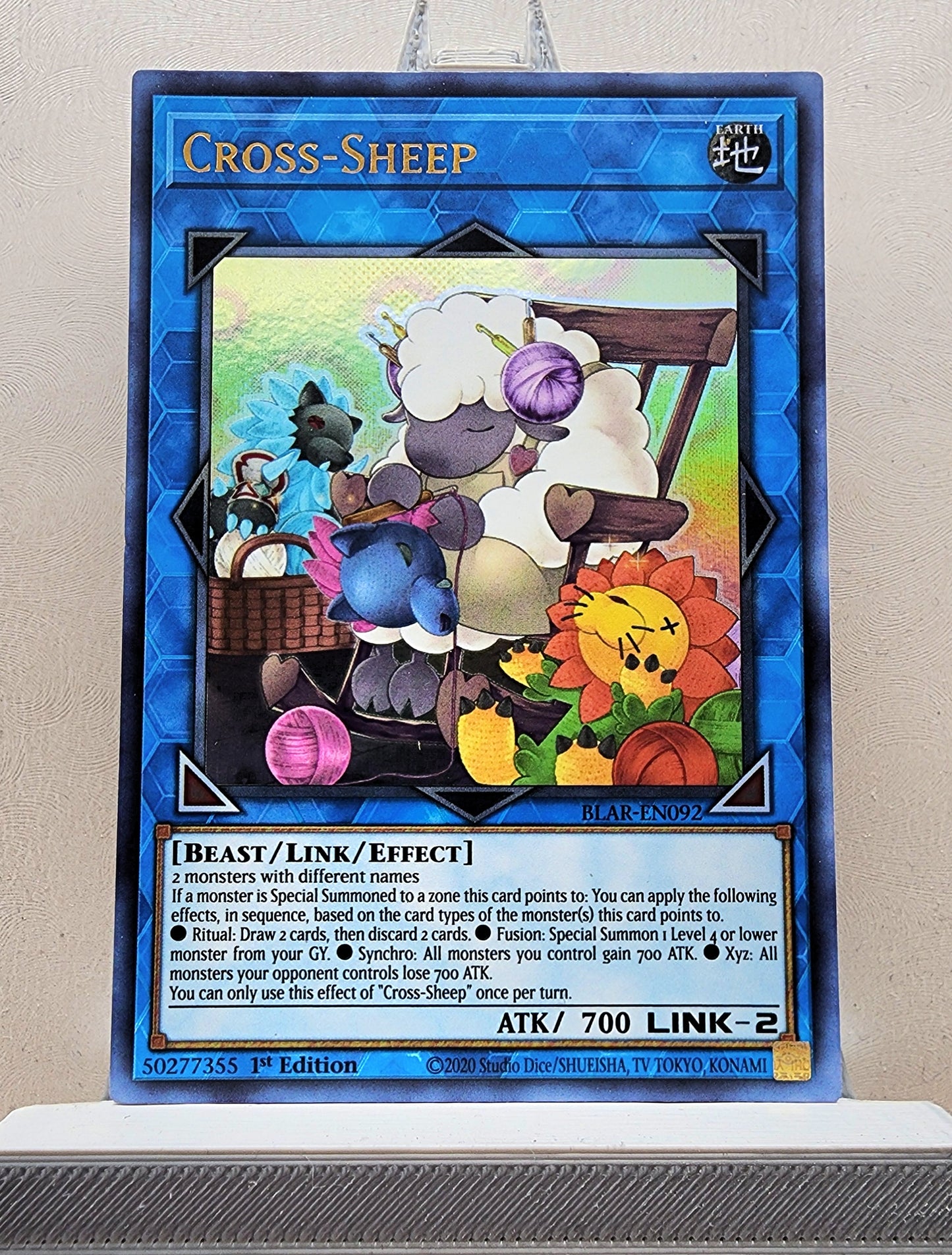 Yugioh! 1x Cross-Sheep (BLAR - Ultra Rare) 1st Edition