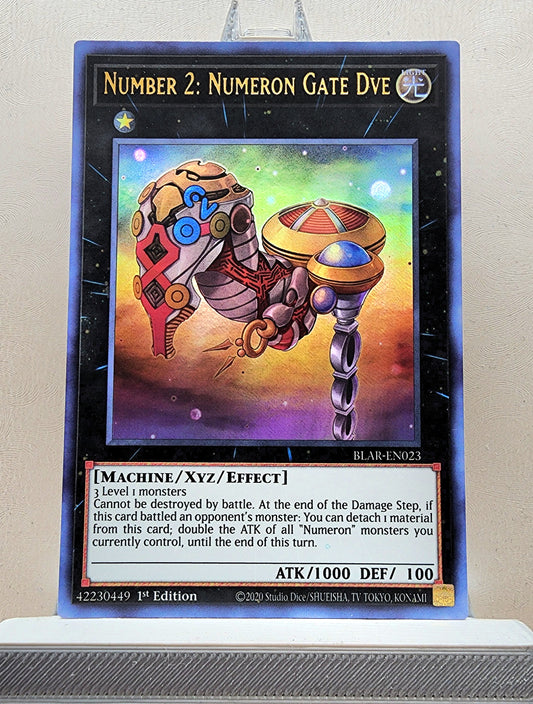 Yugioh! 1x Number 2: Numeron Gate Dve (BLAR - Ultra Rare) 1st Edition