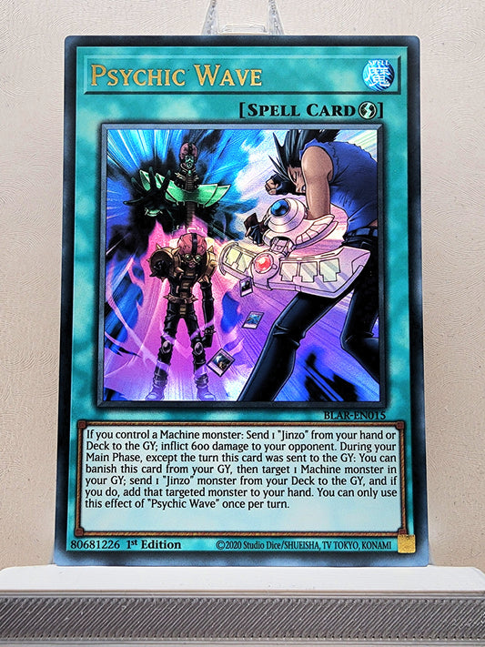 Yugioh! 1x Psychic Wave (BLAR - Ultra Rare) 1st Edition