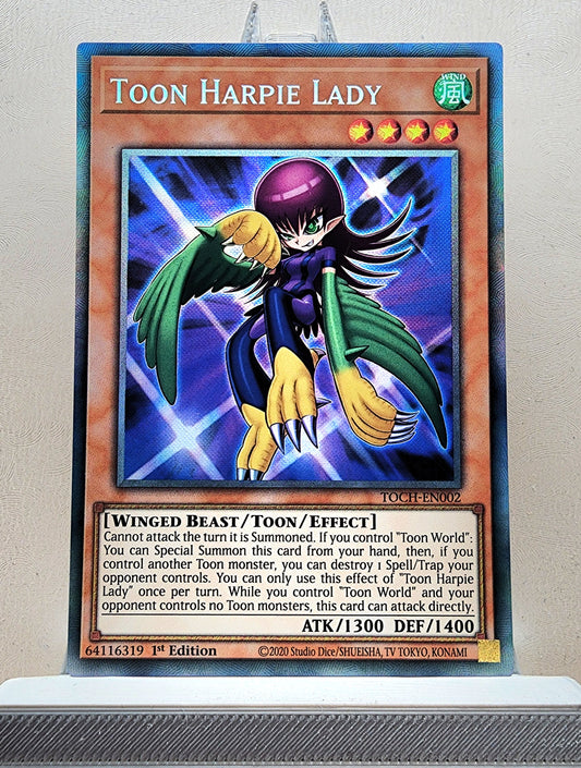 Yugioh! 1x Toon Harpie Lady (TOCH - Collectors Rare) 1st Edition