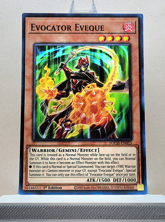 Yugioh! 1x Evocator Eveque (TOCH - Super Rare) 1st/Unli Edition