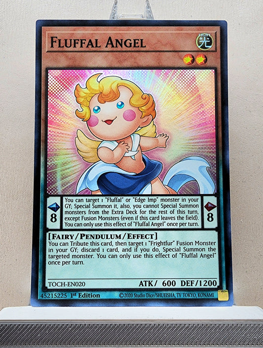 Yugioh! 1x Fluffal Angel (TOCH - Super Rare) 1st/Unli Edition