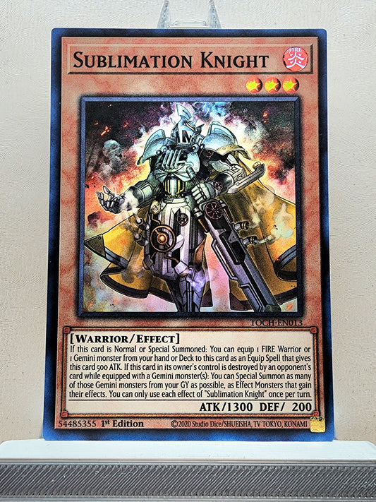 Yugioh! 1x Sublimation Knight (TOCH - Super Rare) 1st Edition