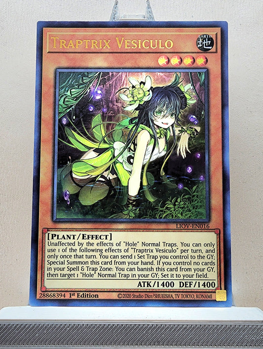 Yugioh! 1x Traptrix Vesiculo (LIOV - Ultra Rare) 1st Edition