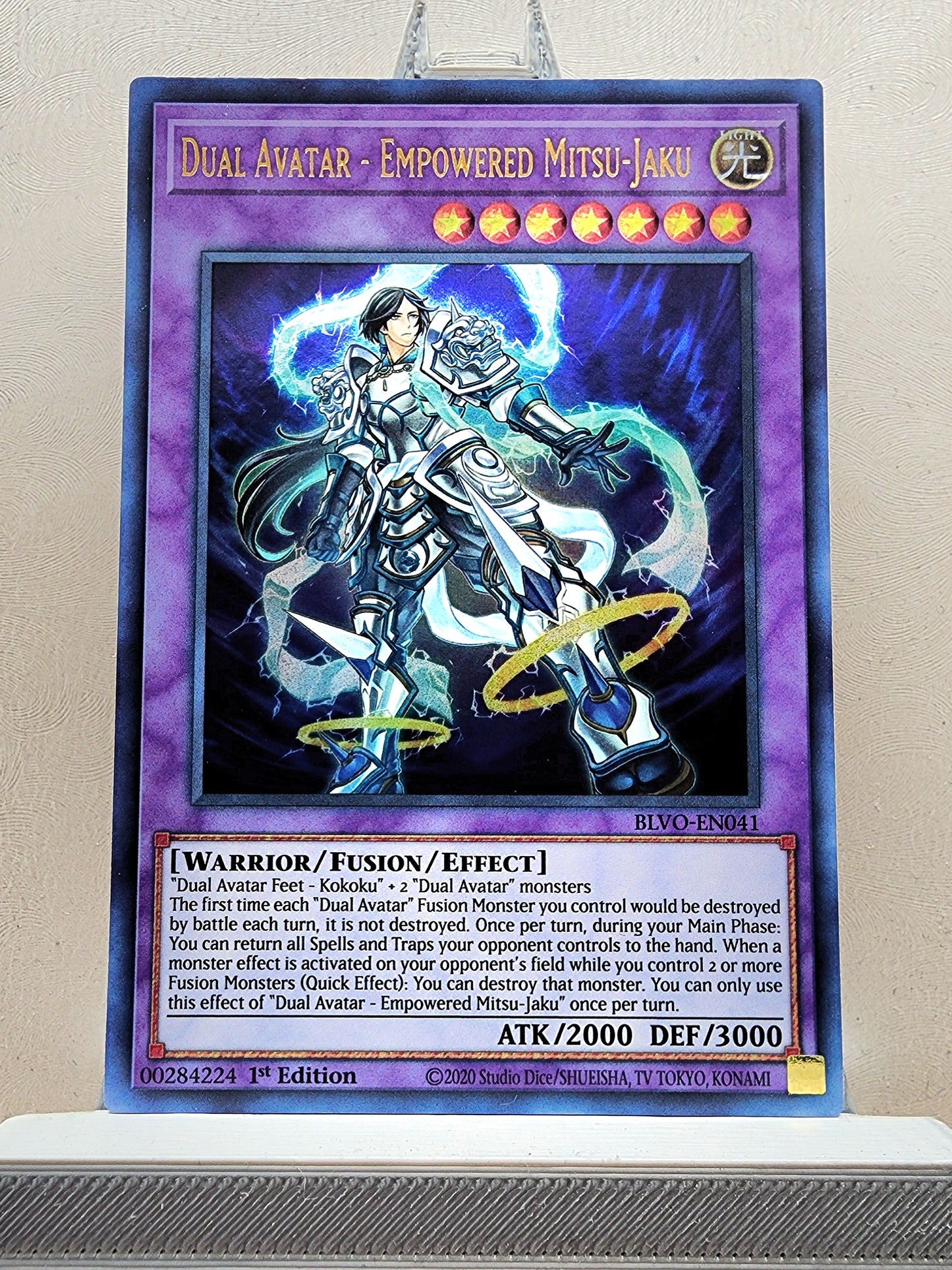 Yugioh! 1x Dual Avatar - Empowered Mitsu-Jaku (BLVO - Ultra Rare) 1st Edition