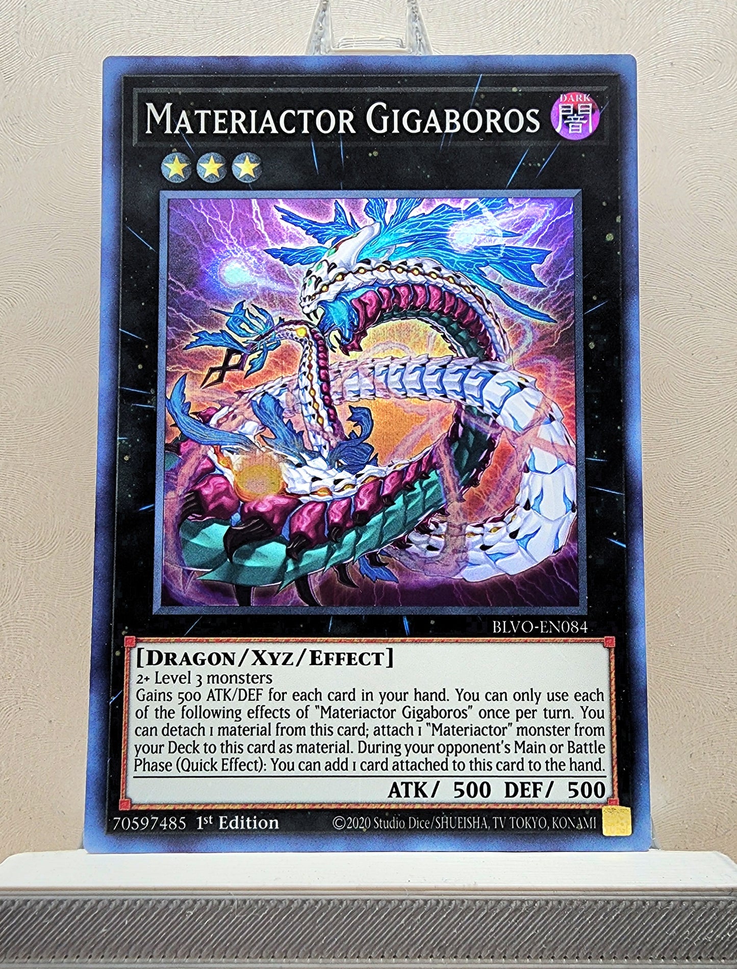 Yugioh! 1x Materiactor Gigaboros (BLVO - Super Rare) 1st Edition