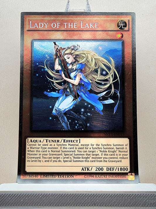 Yugioh! 1x Lady of the Lake (NKRT - Platinum Rare) Limited Edition