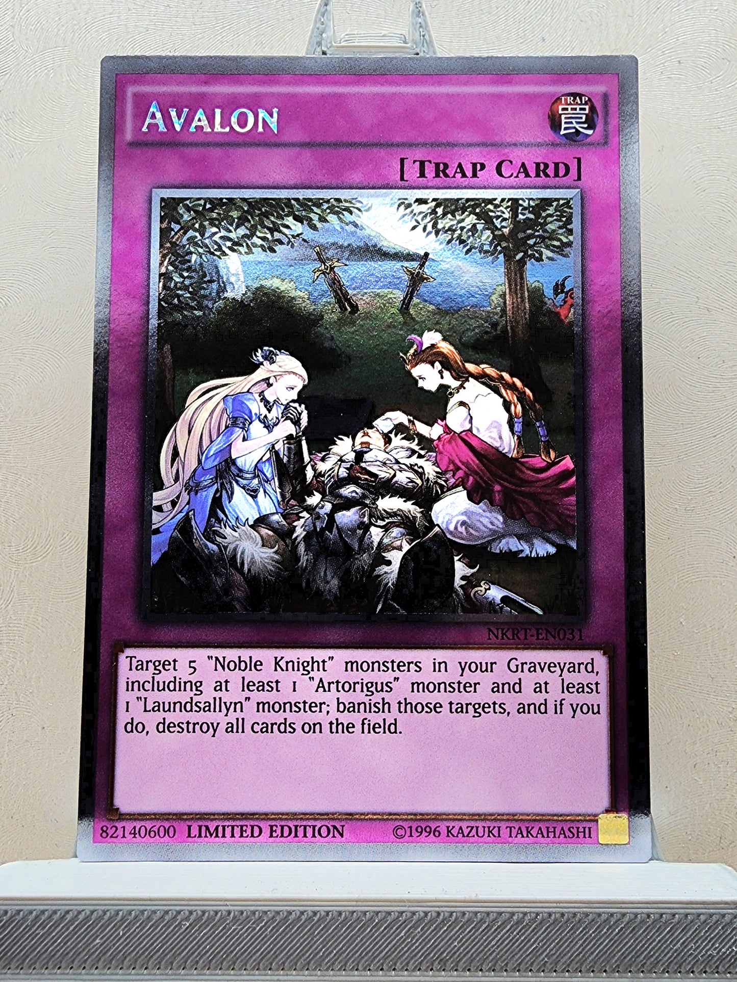 Yugioh! 1x Avalon (NKRT - Platinum Rare) Limited Edition