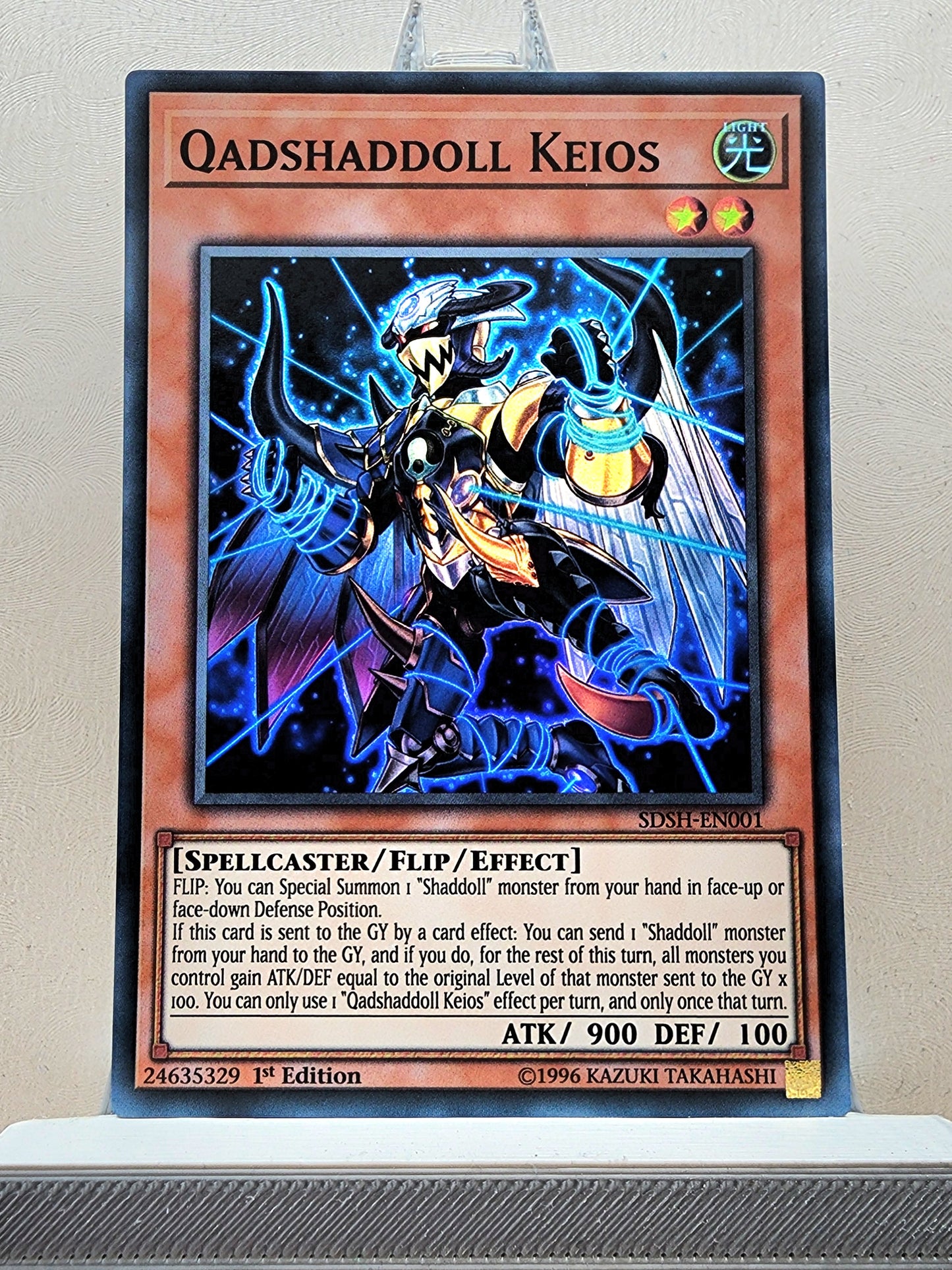 Yugioh! 1x Qadshaddoll Keios (SDSH - Super Rare) 1st Edition