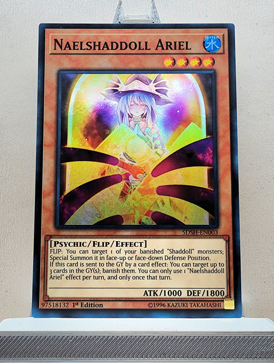 Yugioh! 1x Naelshaddoll Ariel (SDSH - Super Rare) 1st Edition