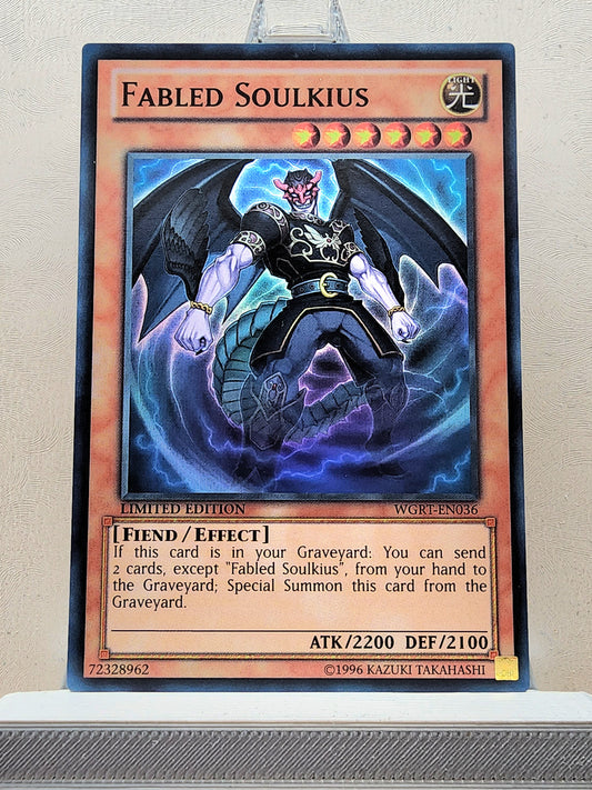 Yugioh! 1x Fabled Soulkius (WGRT - Super Rare) Limited Edition