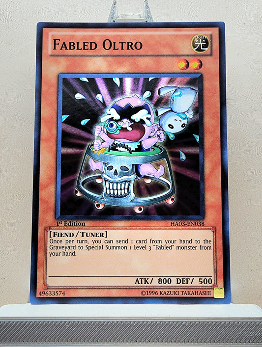 Yugioh! 1x Fabled Oltro (HA03 - Super Rare) 1st Edition