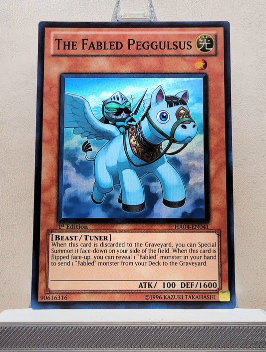 Yugioh! 1x The Fabled Peggulsus (HA04 - Super Rare) 1st Edition