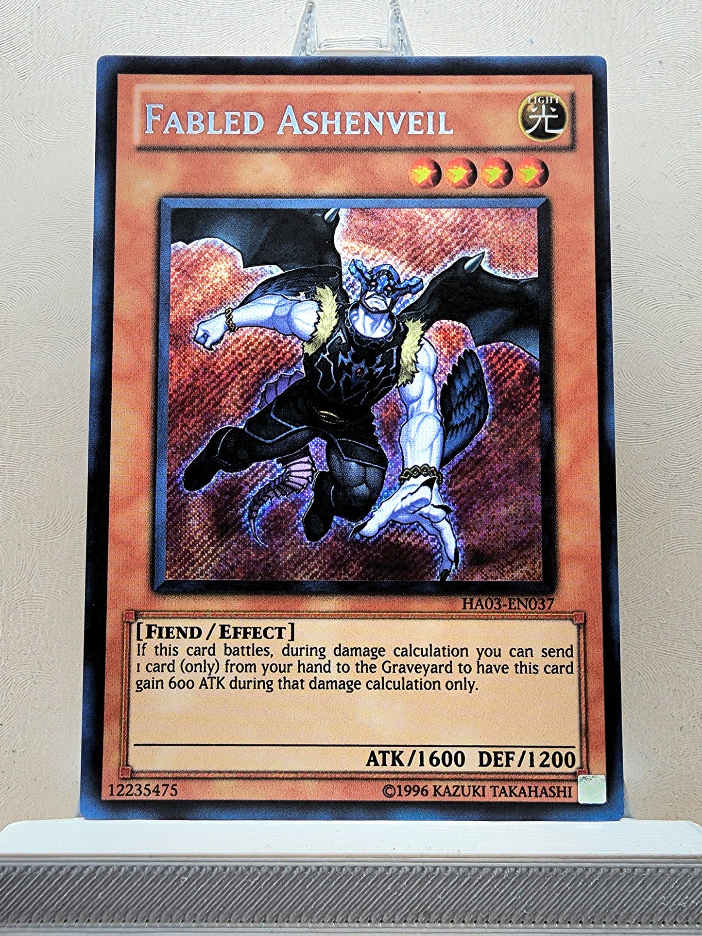 Yugioh! 1x Fabled Ashenveil (HA03 - Secret Rare) Unli Edition