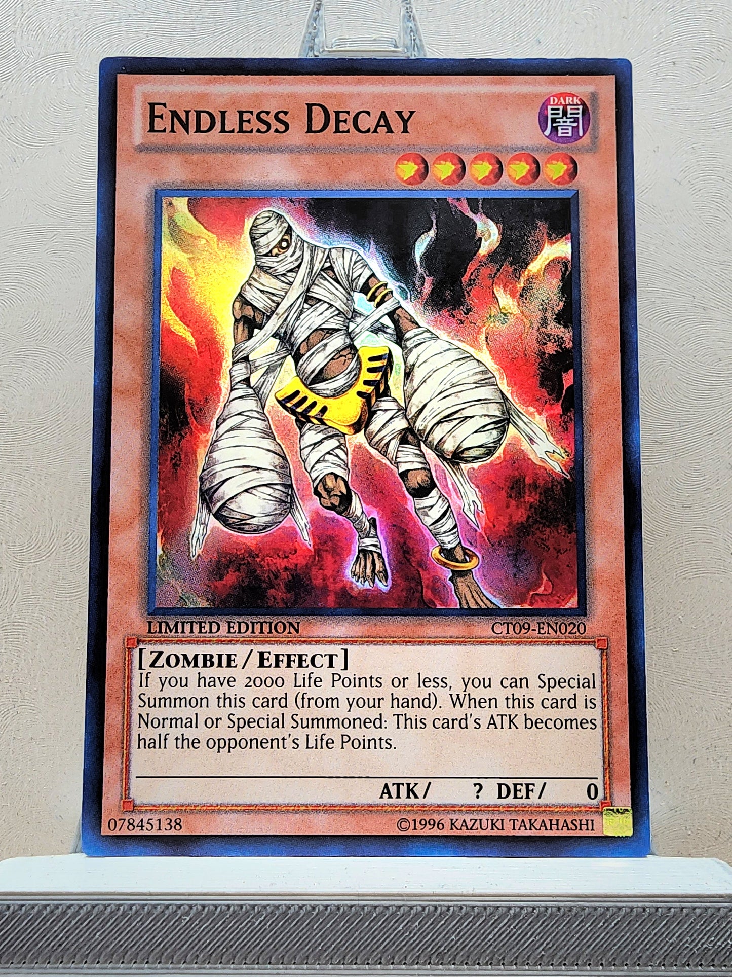 Yugioh! 1x Endless Decay (CT09 - Super Rare) Limited Edition