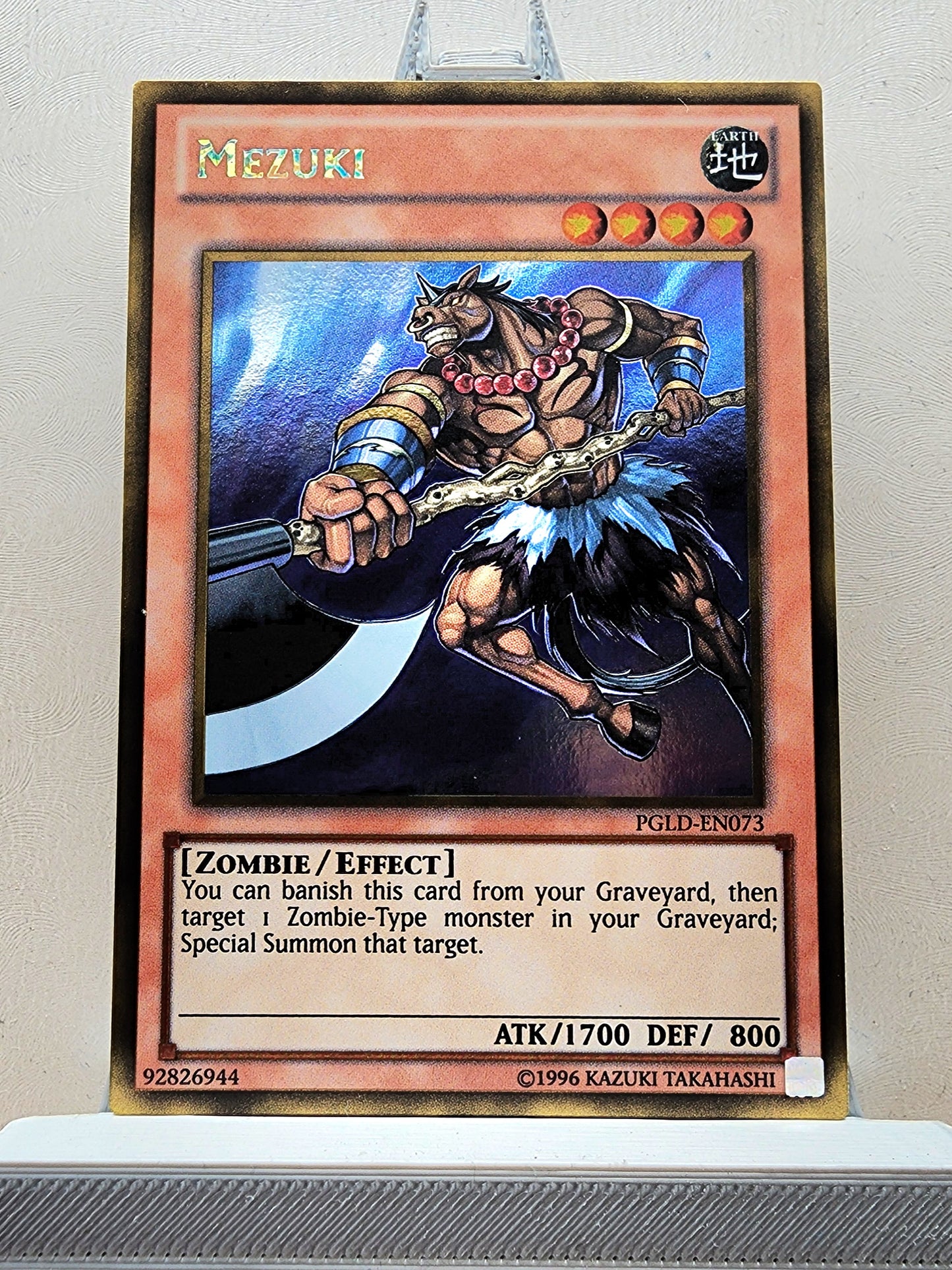 Yugioh! 1x Mezuki (PGLD - Gold Rare) 1st/Unli Edition