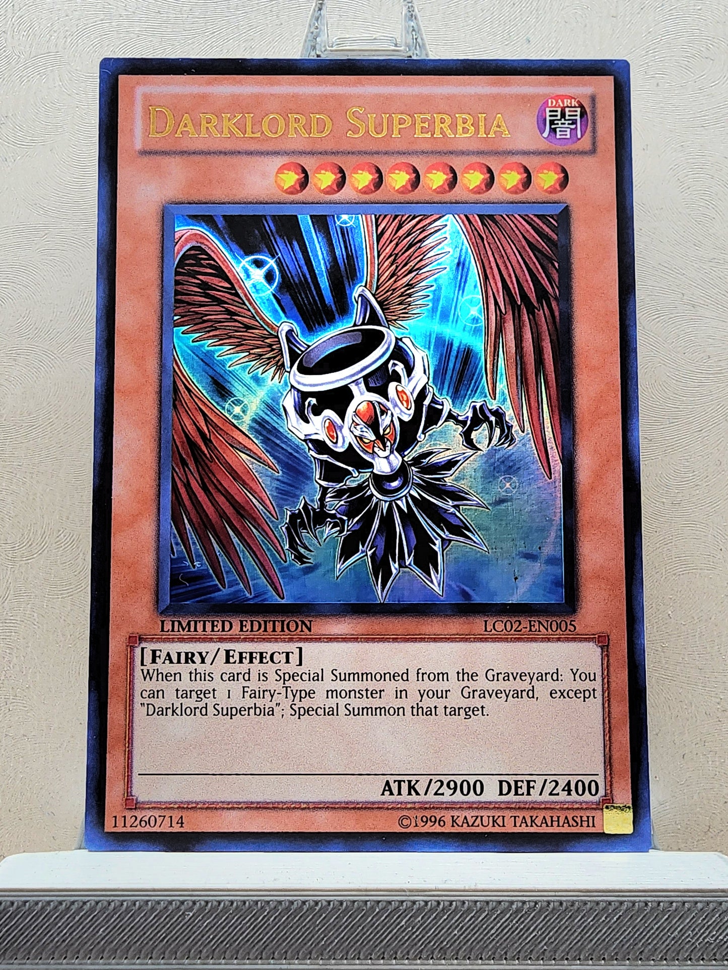 Yugioh! 1x Darklord Superbia (LC02 - Ultra Rare) Limited Edition