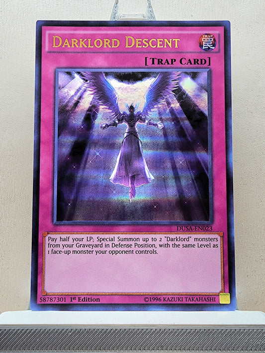 Yugioh! 1x Darklord Descent (DUSA - Ultra Rare) 1st Edition