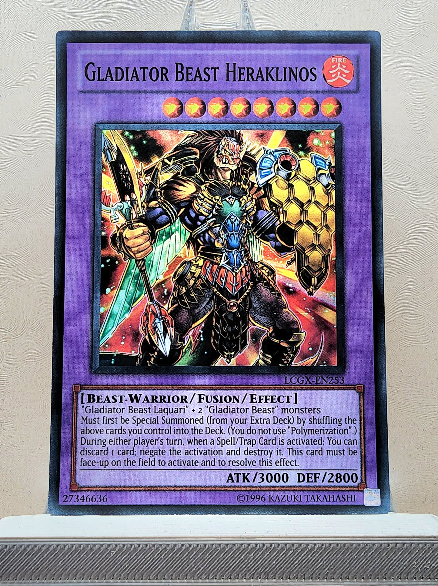 Yugioh! 1x Gladiator Beast Heraklinos (LCGX - Super Rare) Unli Edition