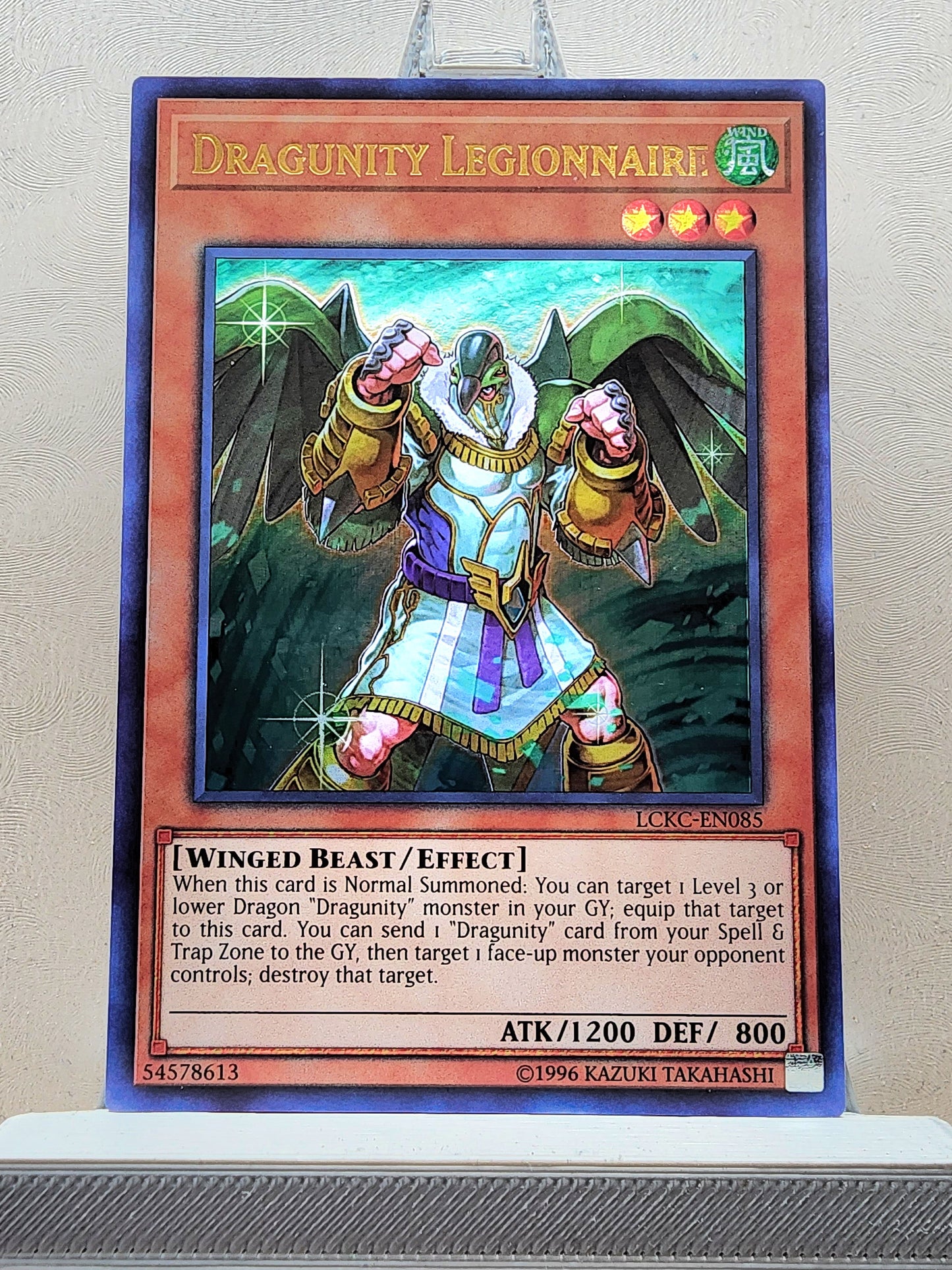 Yugioh! 1x Dragunity Legionnaire (LCKC - Ultra Rare) Unli Edition