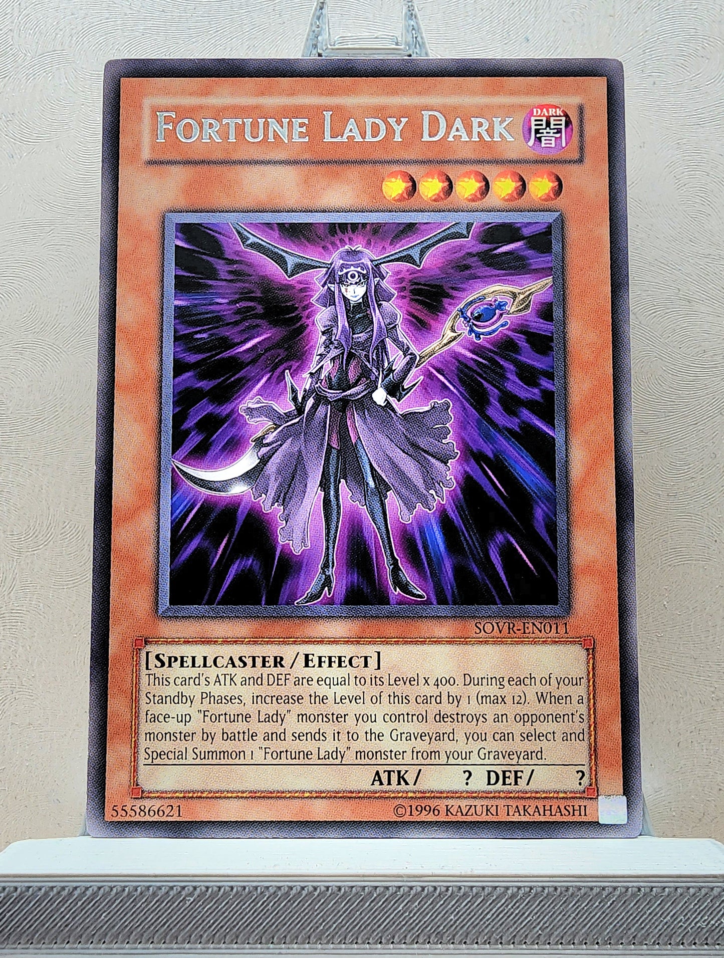 Yugioh! 1x Fortune Lady Dark (SOVR - Rare) Unli Edition