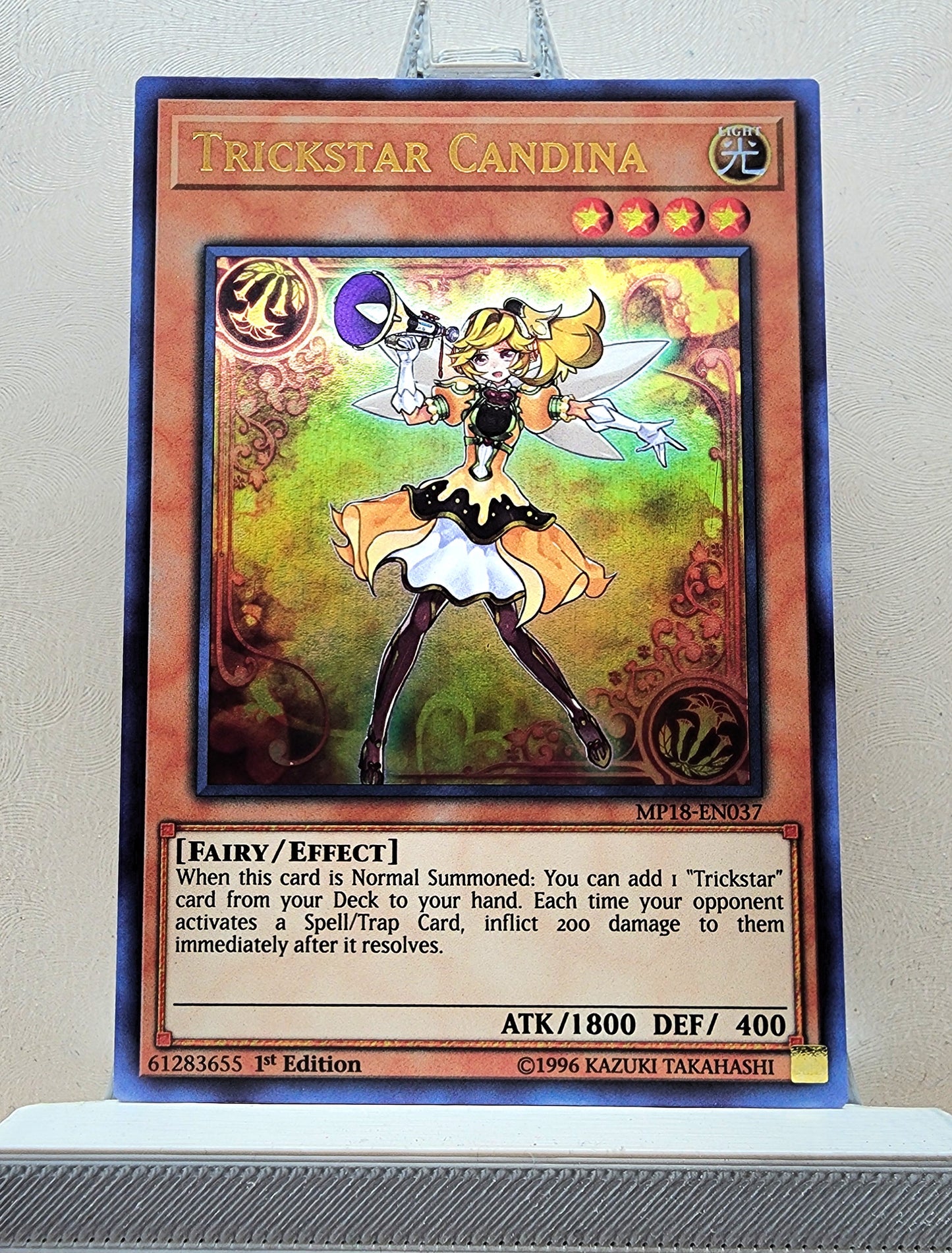 Yugioh! 1x Trickstar Candina (MP18 - Ultra Rare) 1st Edition