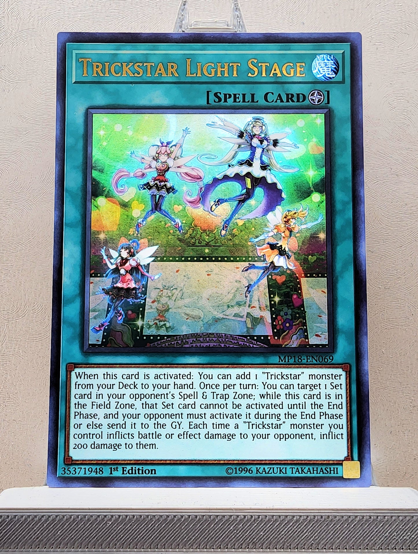 Yugioh! 1x Trickstar Light Stage (MP18 - Ultra Rare) 1st Edition