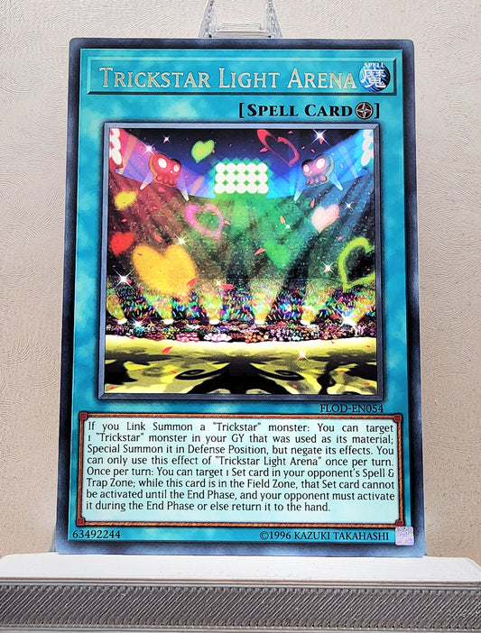 Yugioh! 1x Trickstar Light Arena (FLOD - Rare) Unli Edition