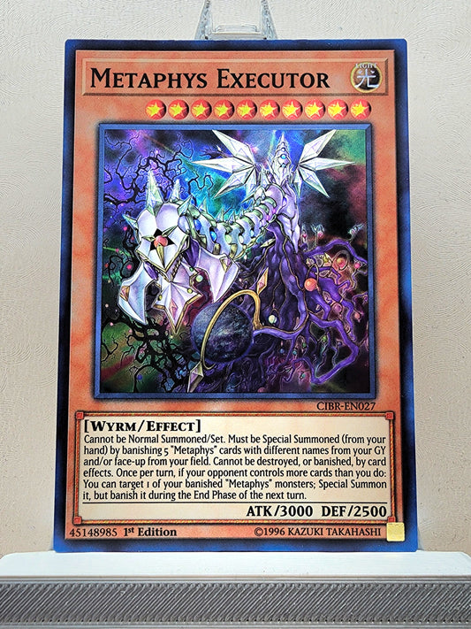 Yugioh! 1x Metaphys Executor (CIBR - Super Rare) 1st Edition