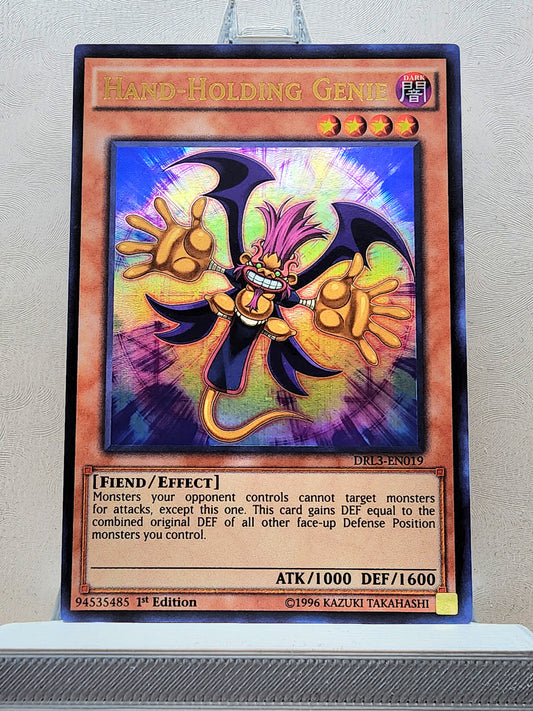 Yugioh! 1x Hand Holding Genie (DRL3 - Ultra Rare) 1st Edition