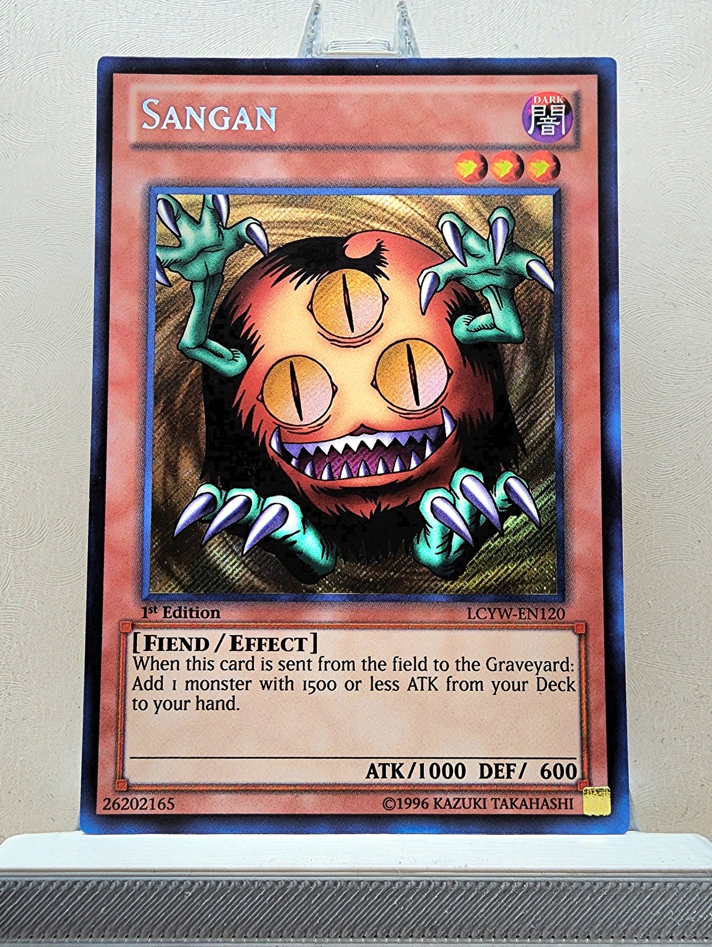 Yugioh! 1x Sangan (LCYW - Secret Rare) 1st Edition